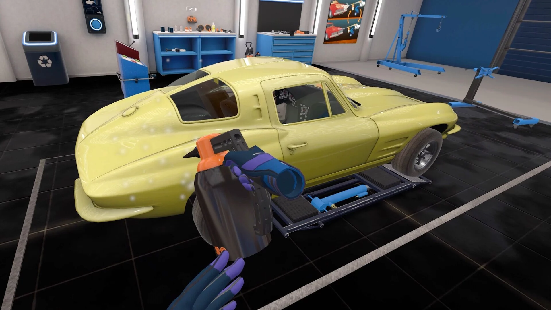 Изображение игры: Car Detailing Simulator VR