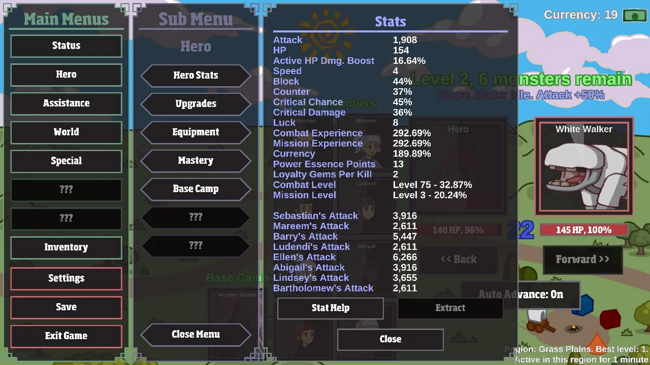 Изображение игры: Monster Hunting: Incremental Grind Forever
