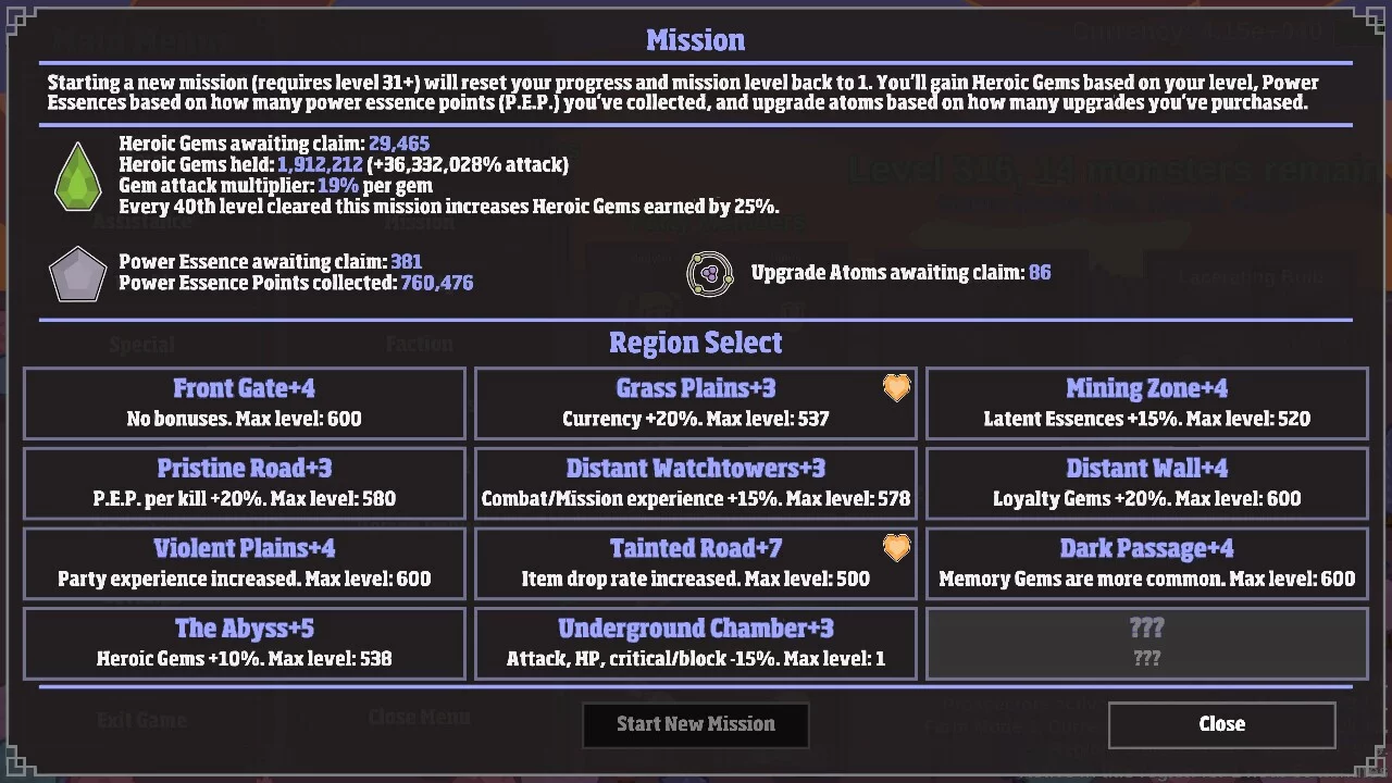 Изображение игры: Monster Hunting: Incremental Grind Forever