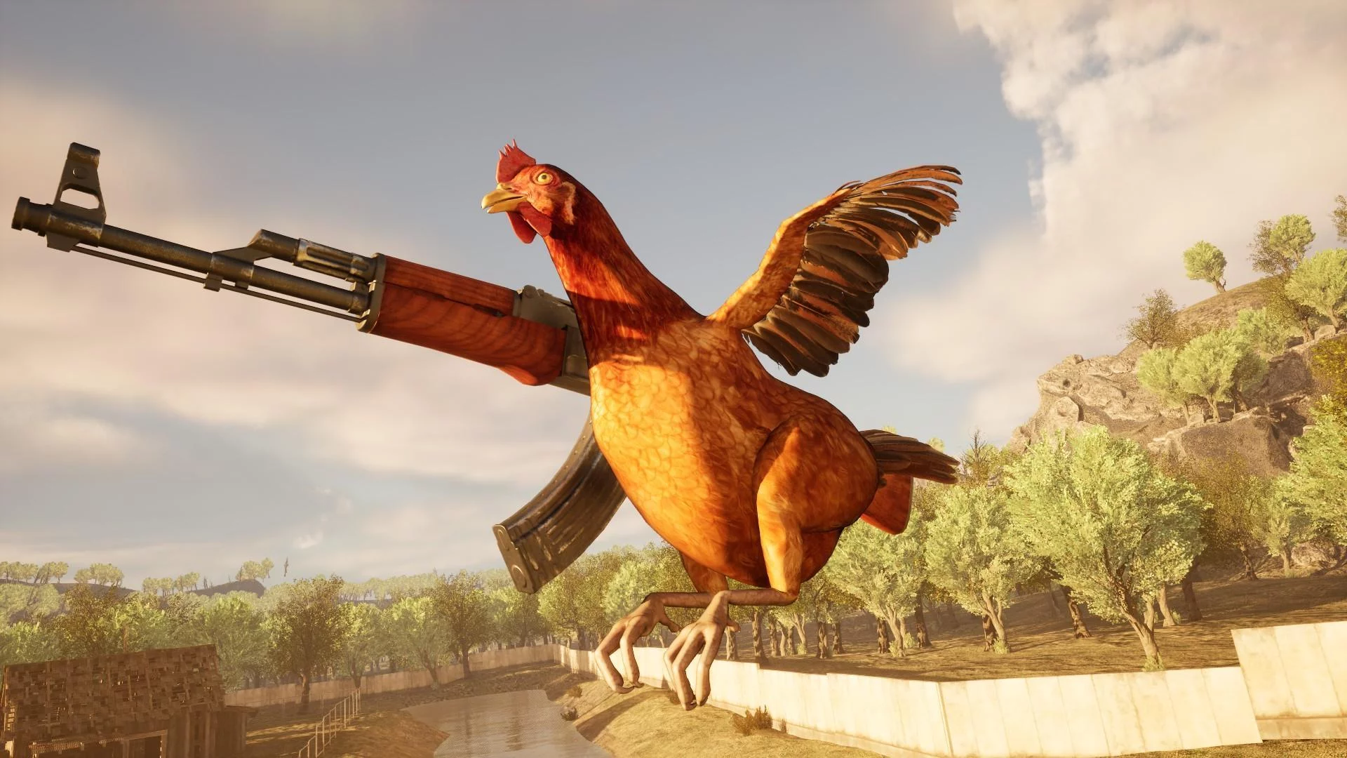 Изображение игры: Chicken Strike: Cluck Ops