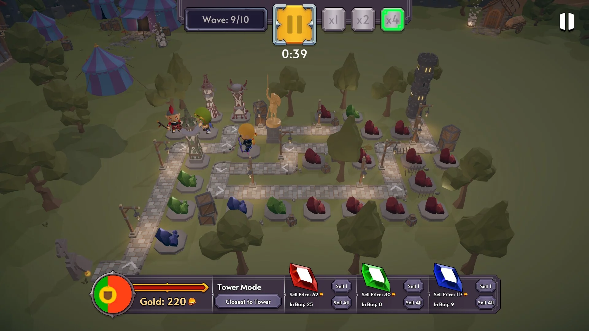Изображение игры: Royal Wars: Farm TD