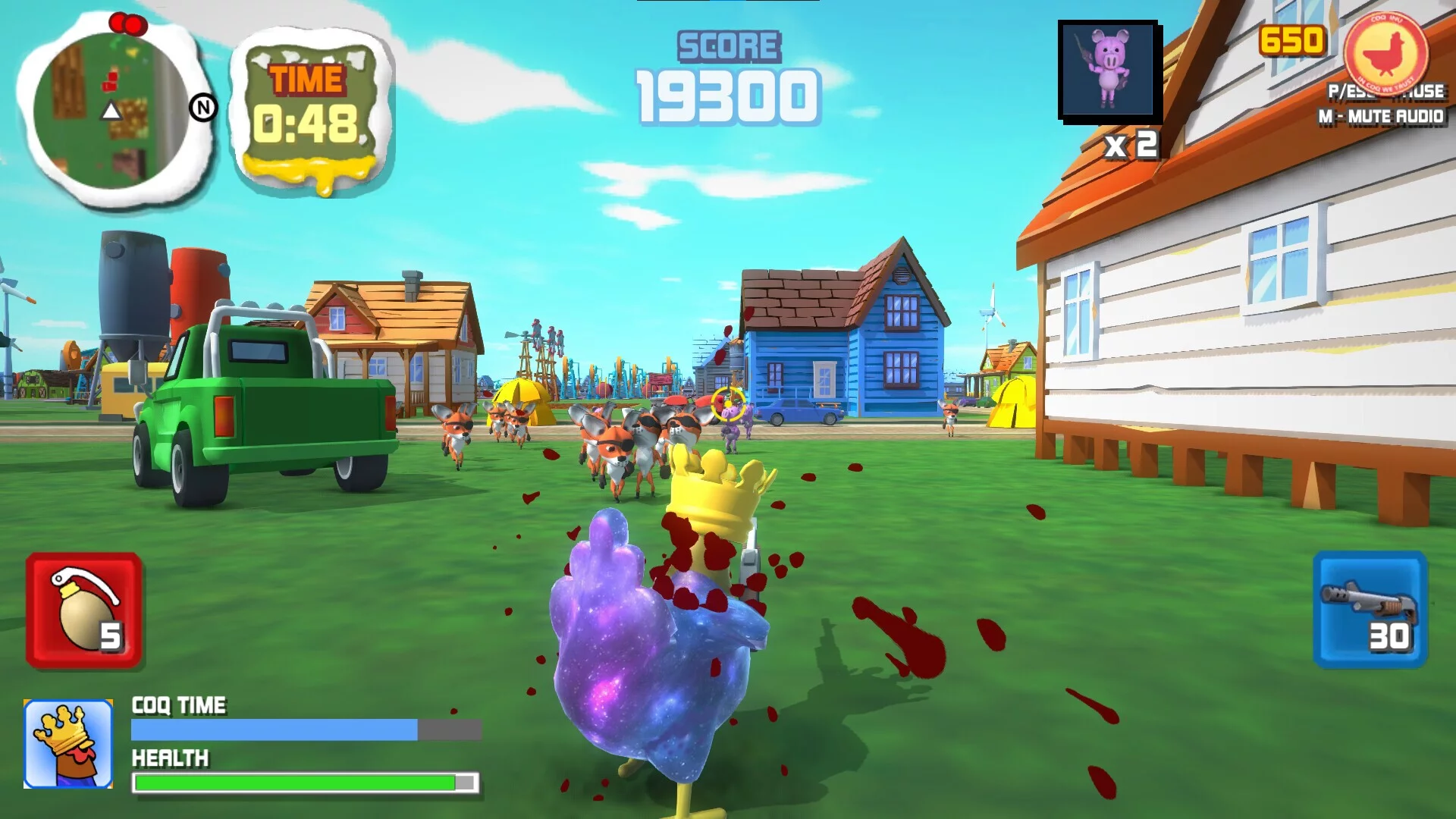 Изображение игры: PlayCOQ: The Coop Defender