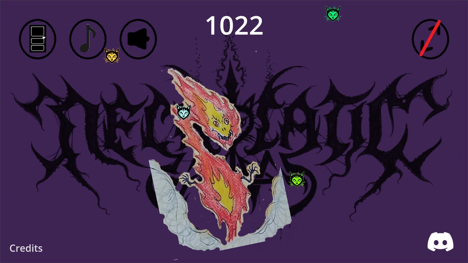 Изображение игры: NecroCatic Clicker