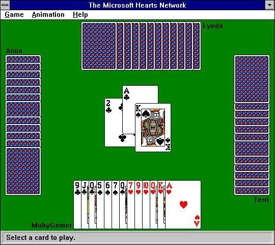 Изображение игры: Microsoft Hearts