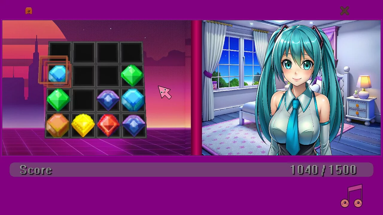 Изображение игры: Waifu Simulator