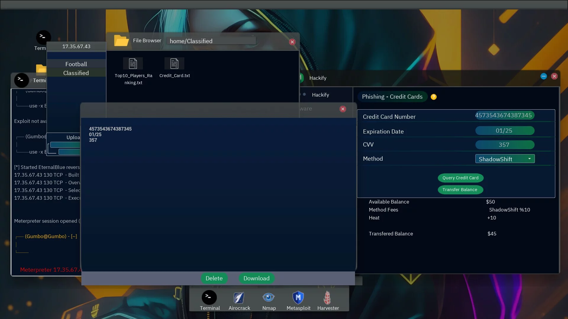 Изображение игры: Anonymous Hacker Simulator