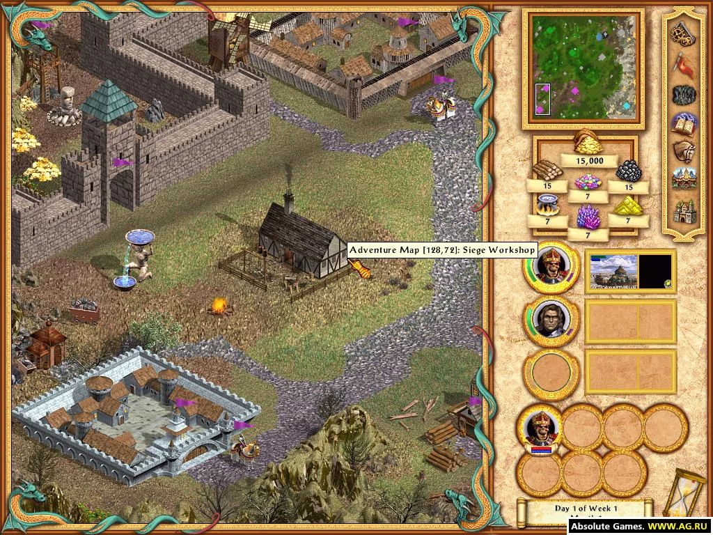 Изображение игры: Heroes of Might and Magic 4: Winds of War