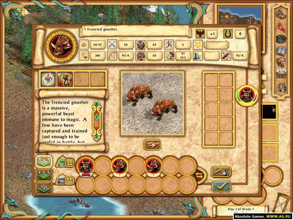 Изображение игры: Heroes of Might and Magic 4: Winds of War