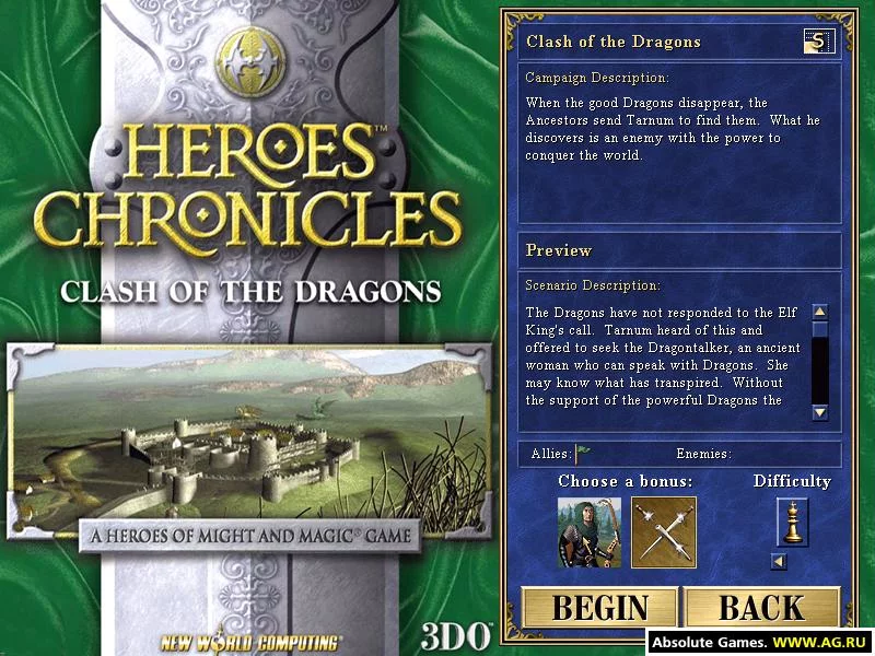 Изображение игры: Heroes Chronicles: Conquest of the Underworld and Warlords of the Wasteland