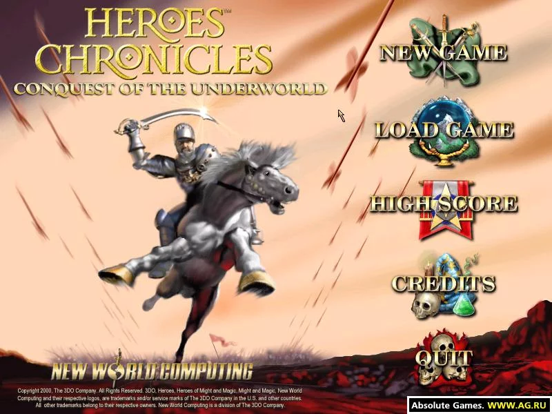 Изображение игры: Heroes Chronicles: Conquest of the Underworld and Warlords of the Wasteland