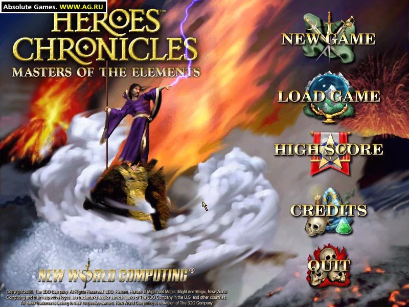 Изображение игры: Heroes Chronicles: Clash of the Dragons and Masters of the Elements