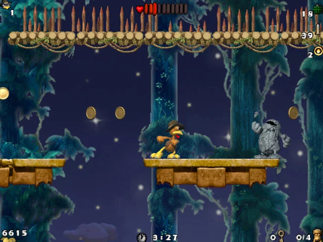 Изображение игры: Crazy Chicken: Atlantis