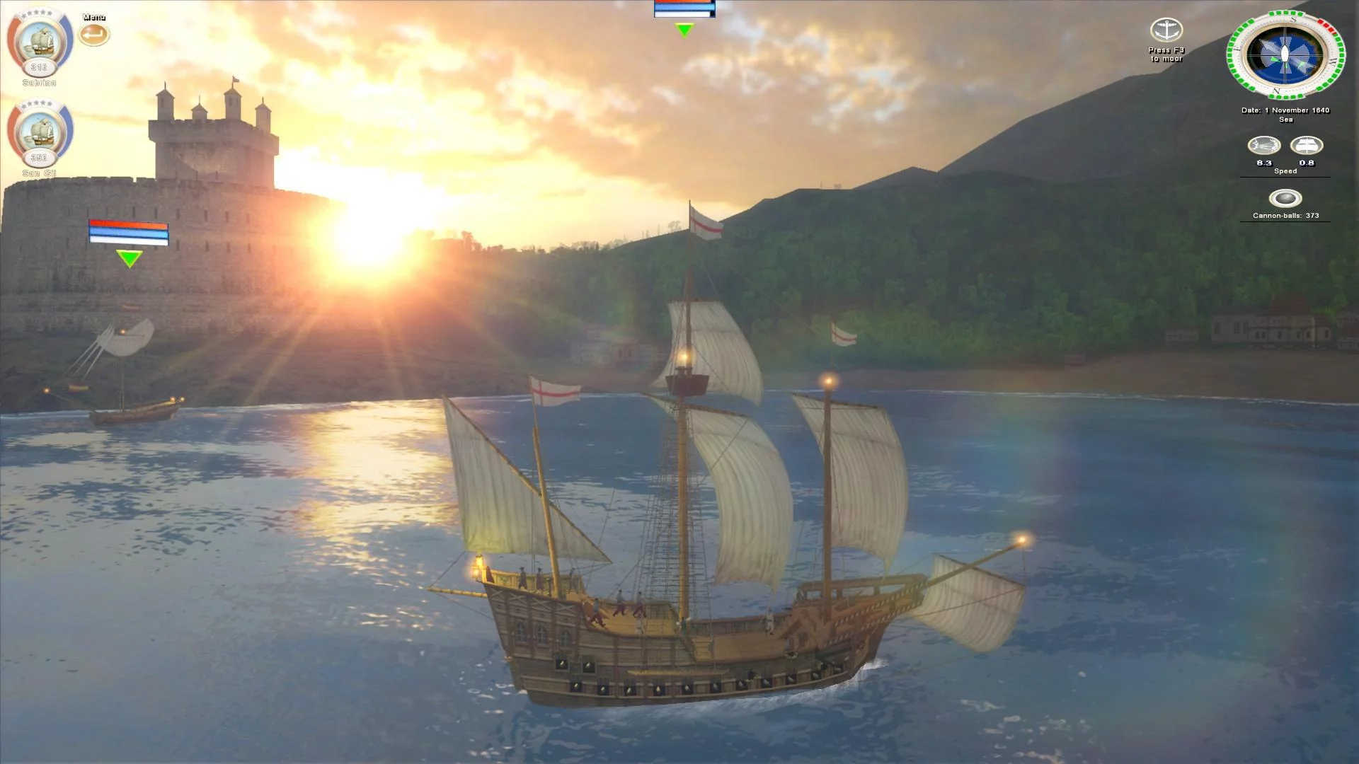 Изображение игры: Sea Dogs: Caribbean Tales