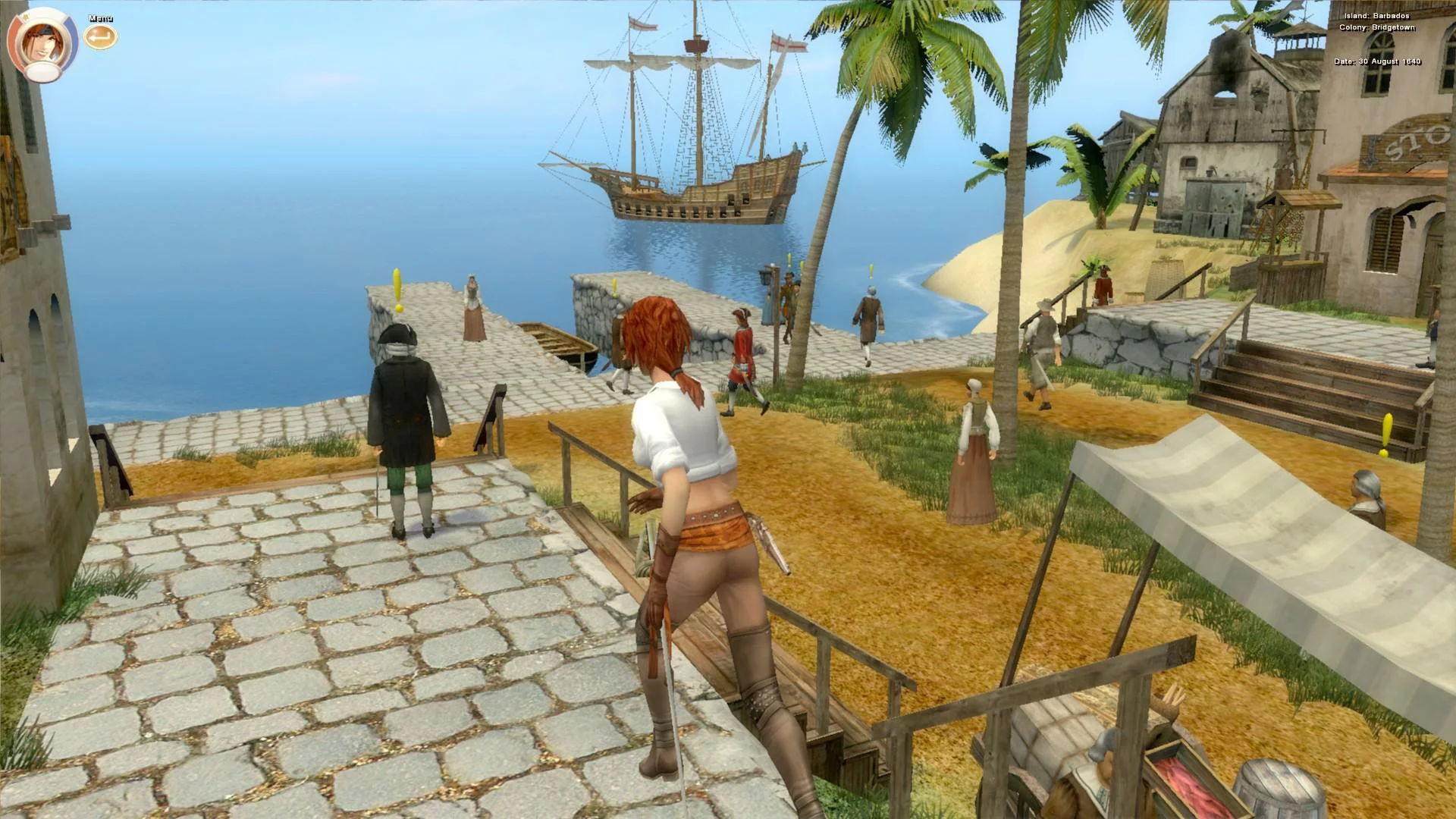 Изображение игры: Sea Dogs: Caribbean Tales