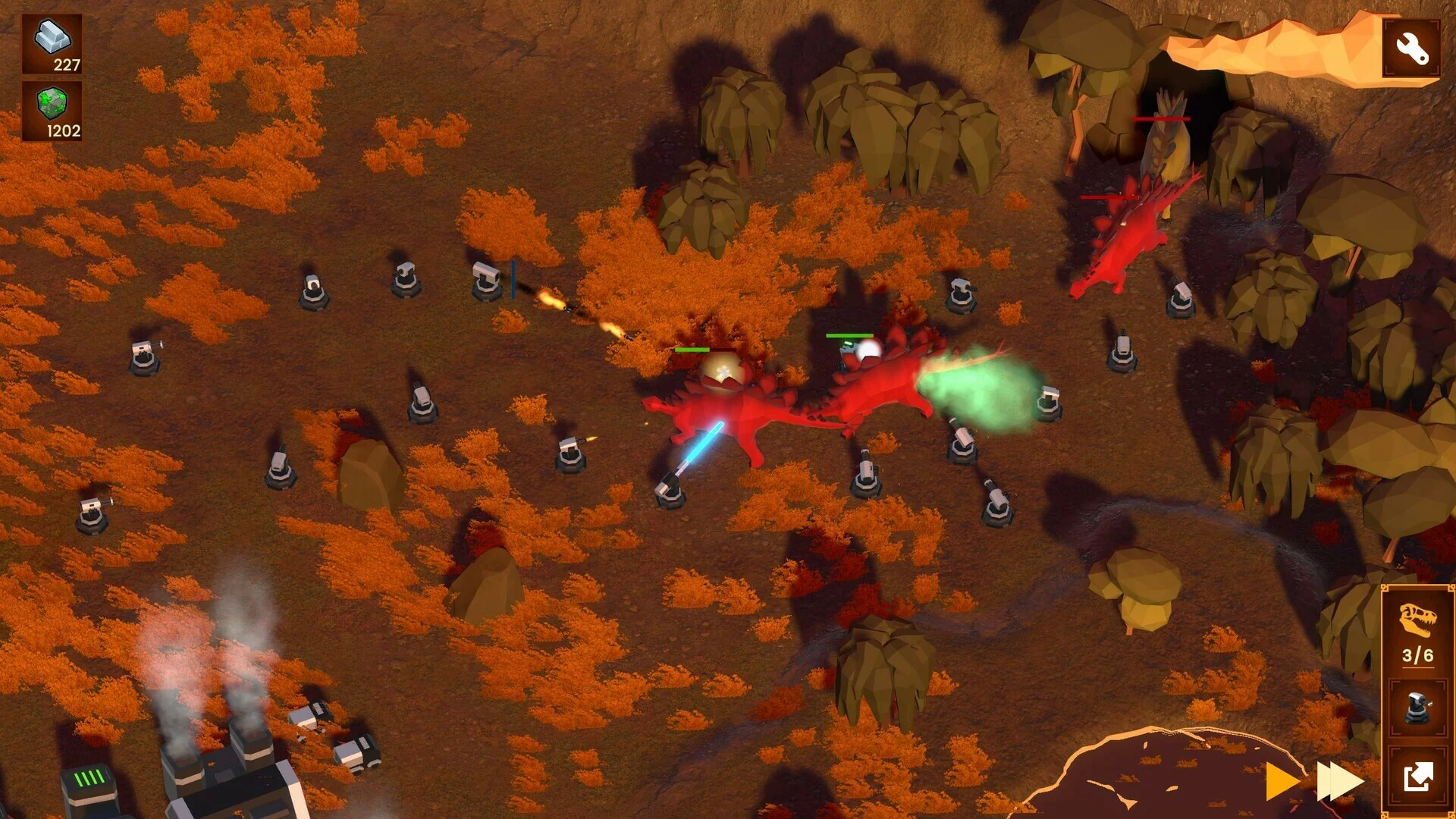 Изображение игры: Jurassic Tower Defense