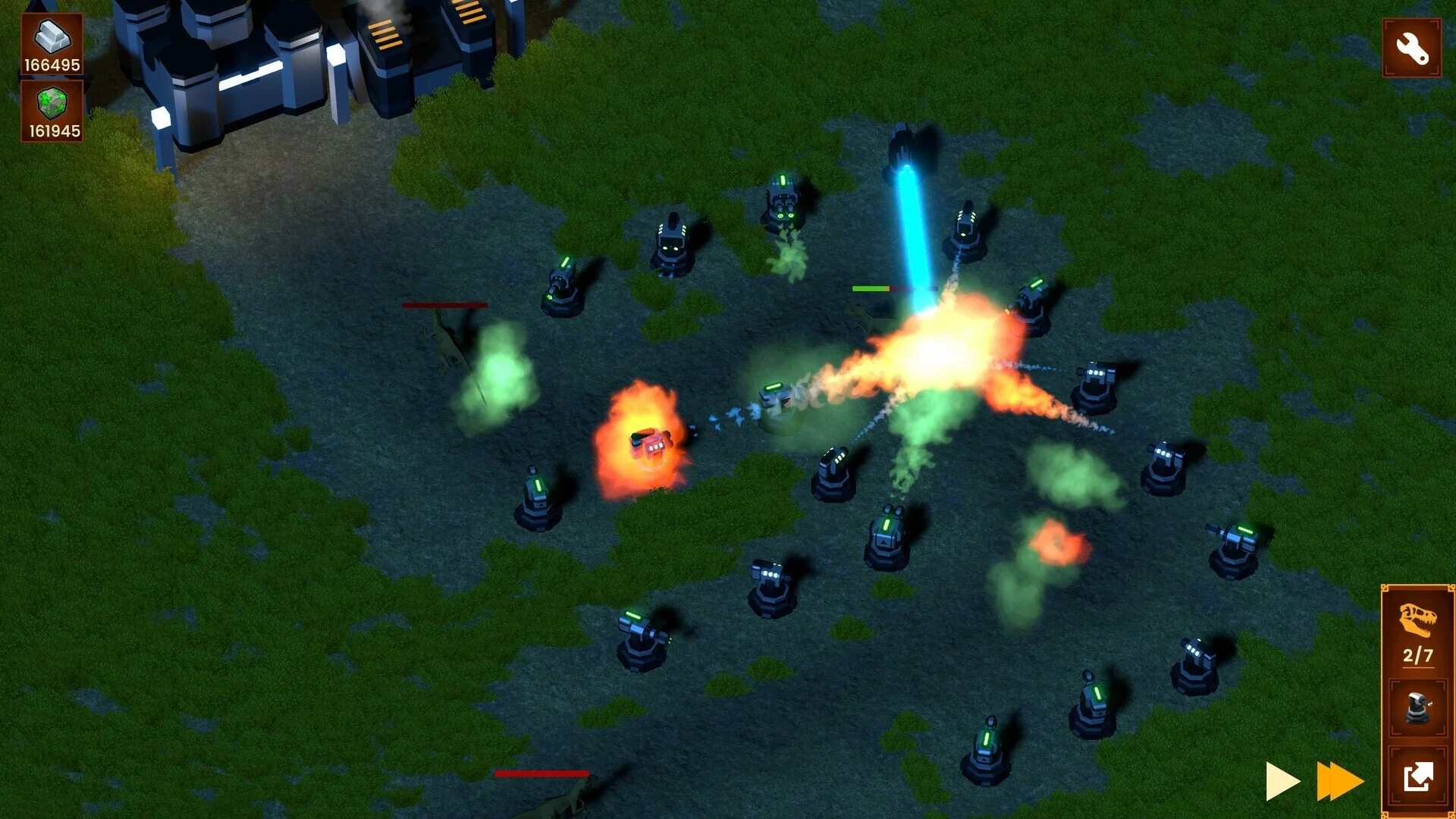 Изображение игры: Jurassic Tower Defense