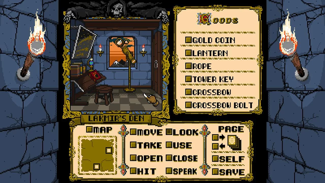 Изображение игры: Beyond Shadowgate
