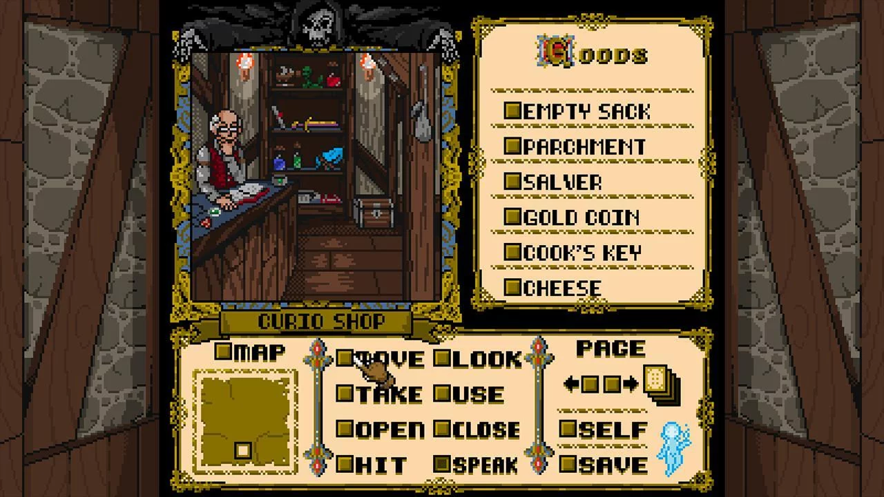 Изображение игры: Beyond Shadowgate