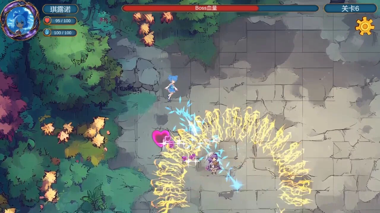Изображение игры: Touhou Fantasy