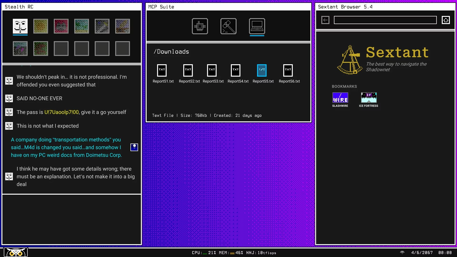 Изображение игры: Night Hacking