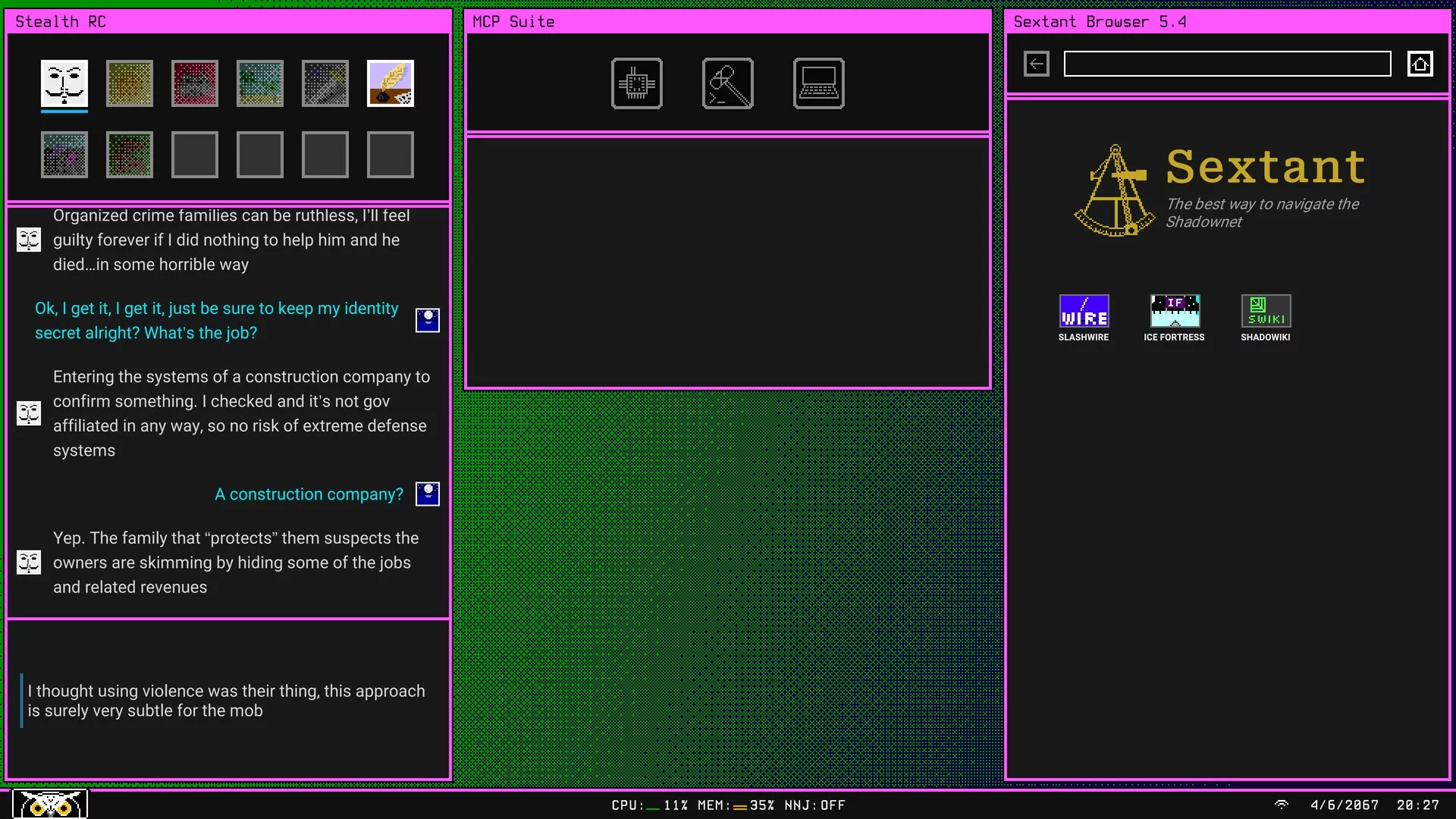 Изображение игры: Night Hacking