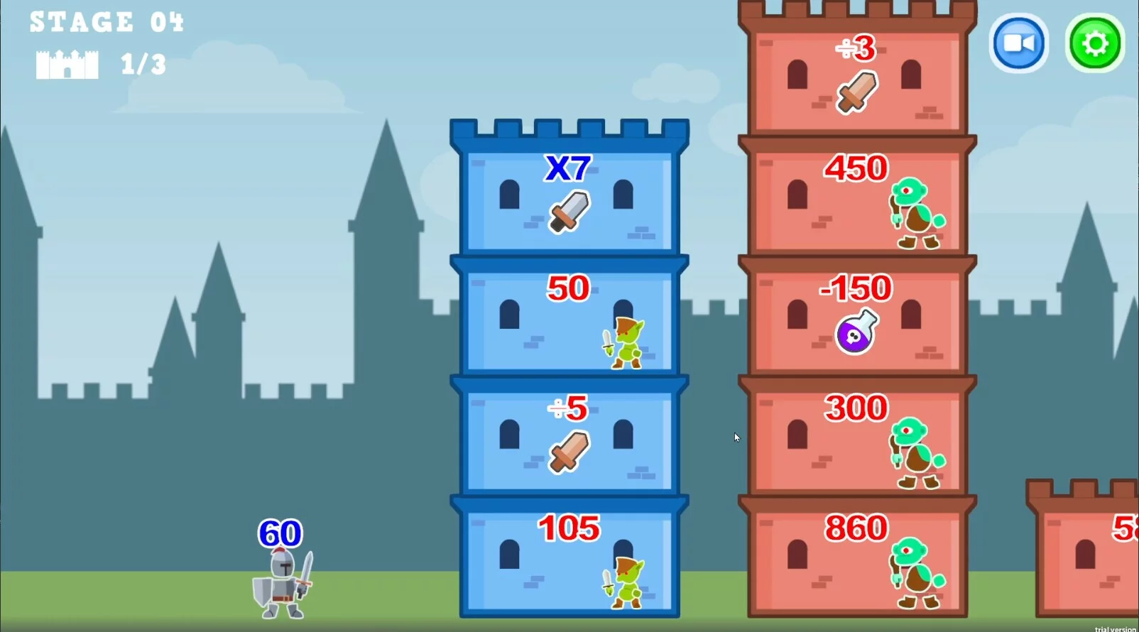Изображение игры: Number Tower