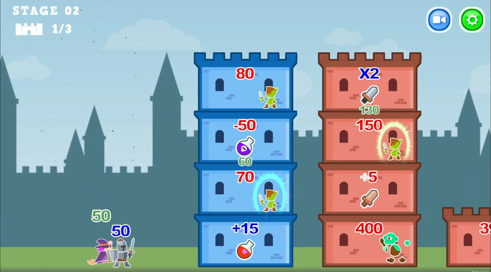 Изображение игры: Number Tower