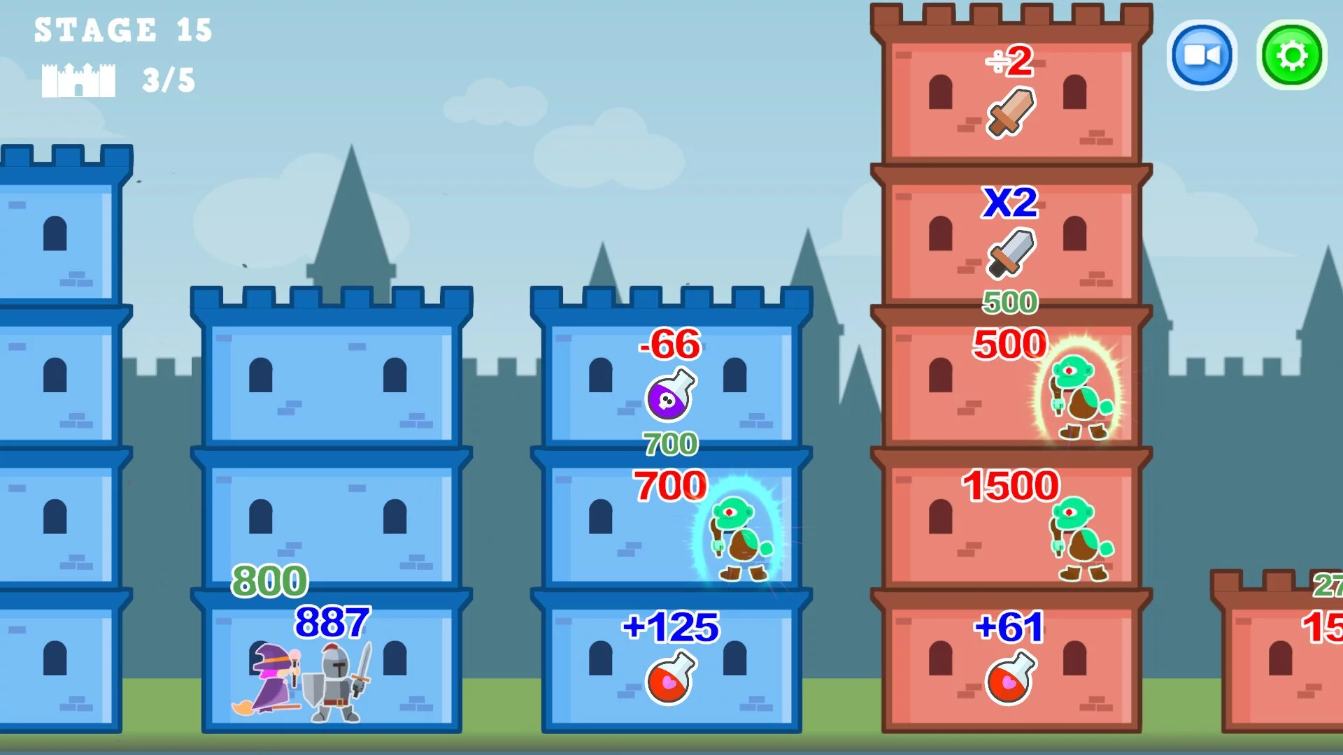 Изображение игры: Number Tower