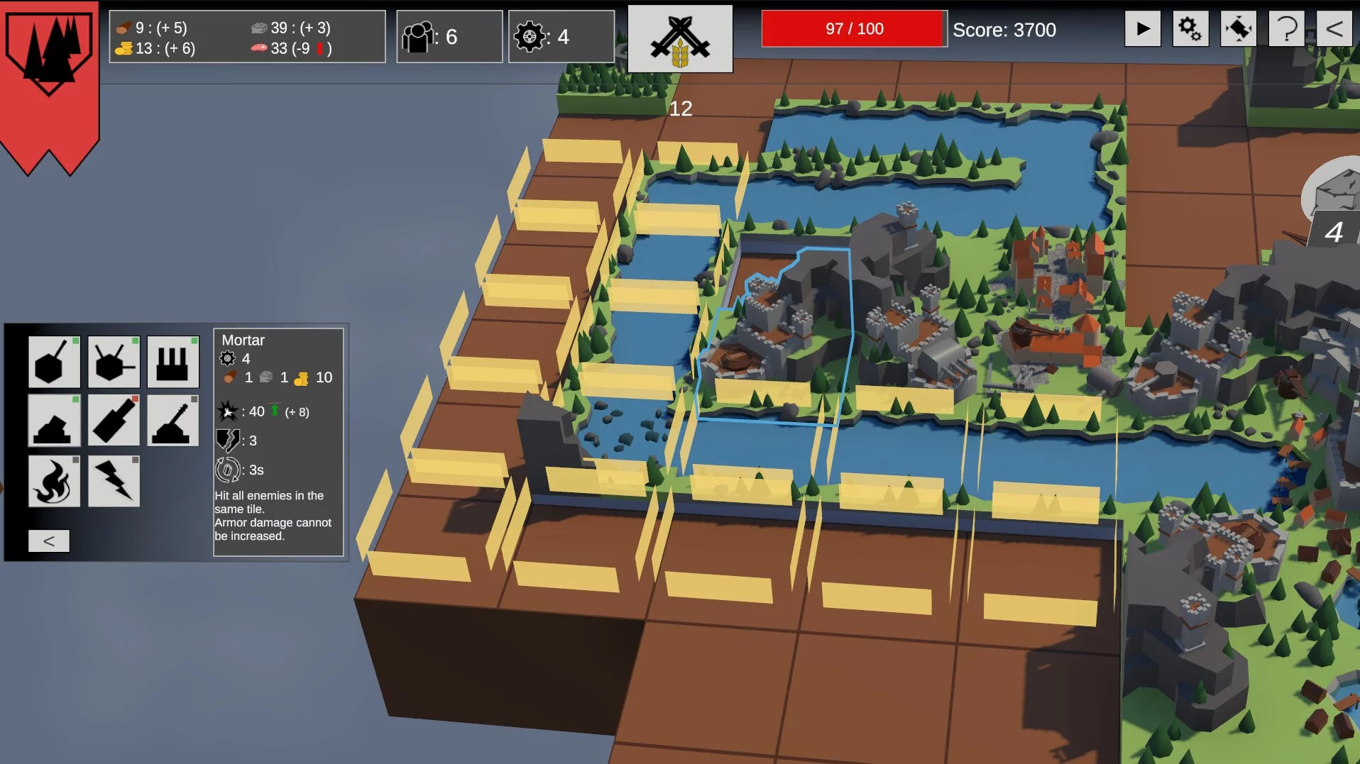 Изображение игры: Tilescape Defense