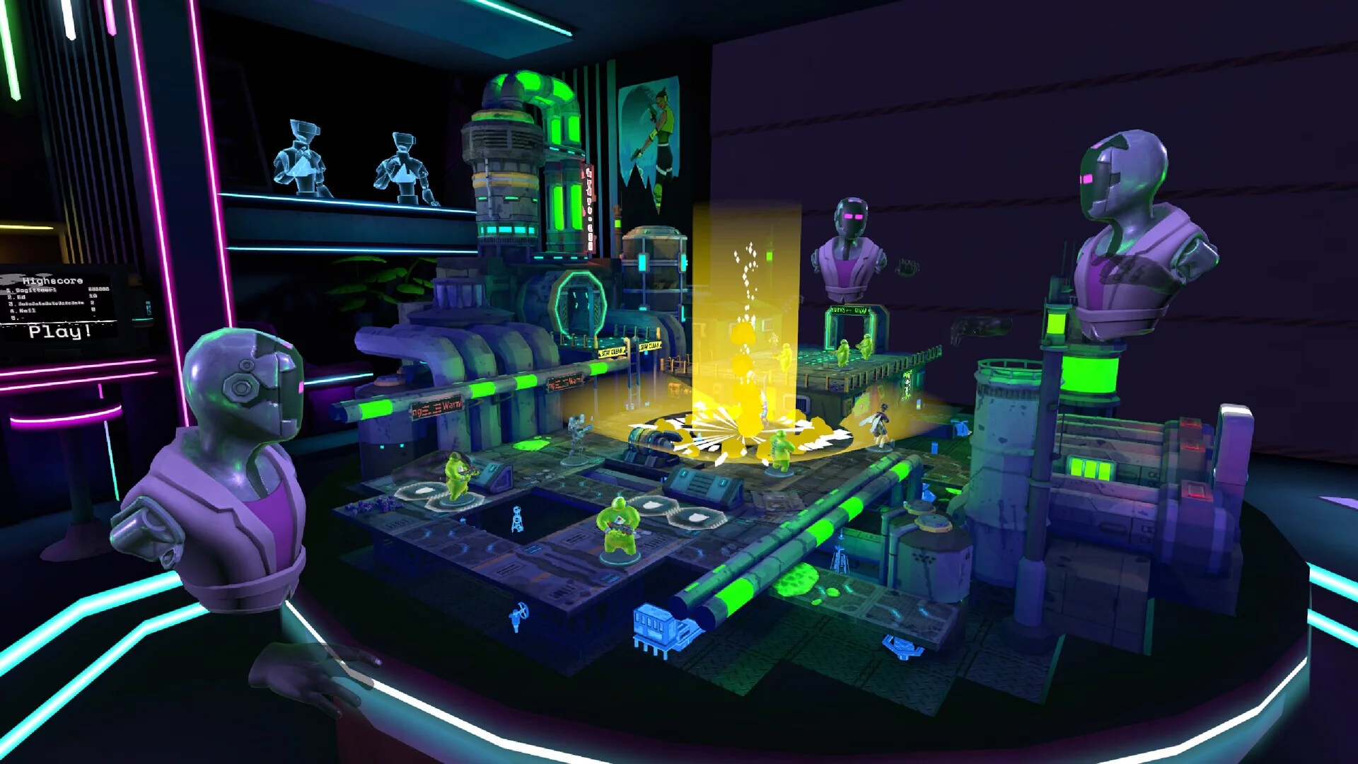 Изображение игры: NEON Squad Tactics