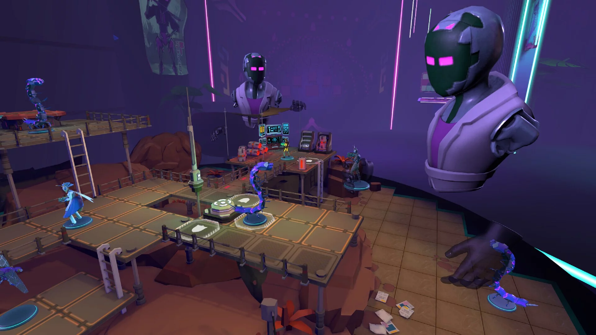 Изображение игры: NEON Squad Tactics