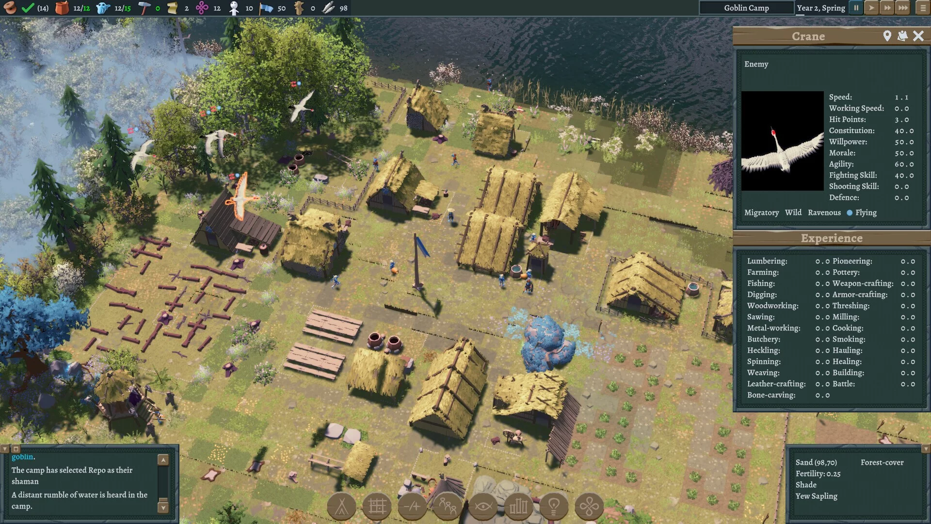 Изображение игры: Goblin Camp