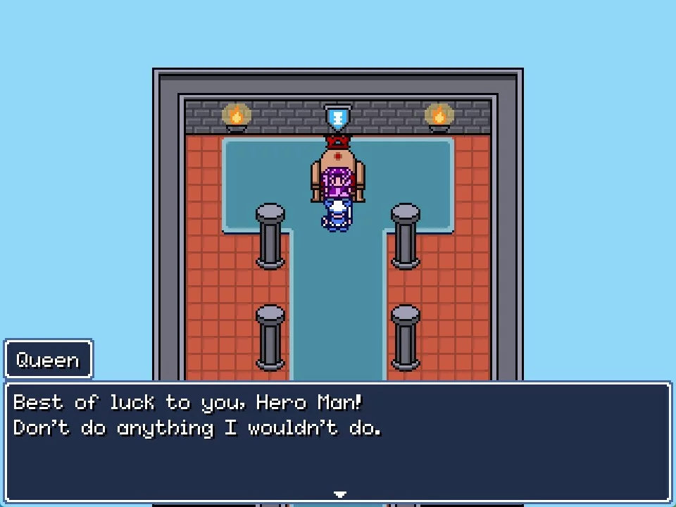 Изображение игры: The Very Brief and Meaningless Adventure of Hero Man