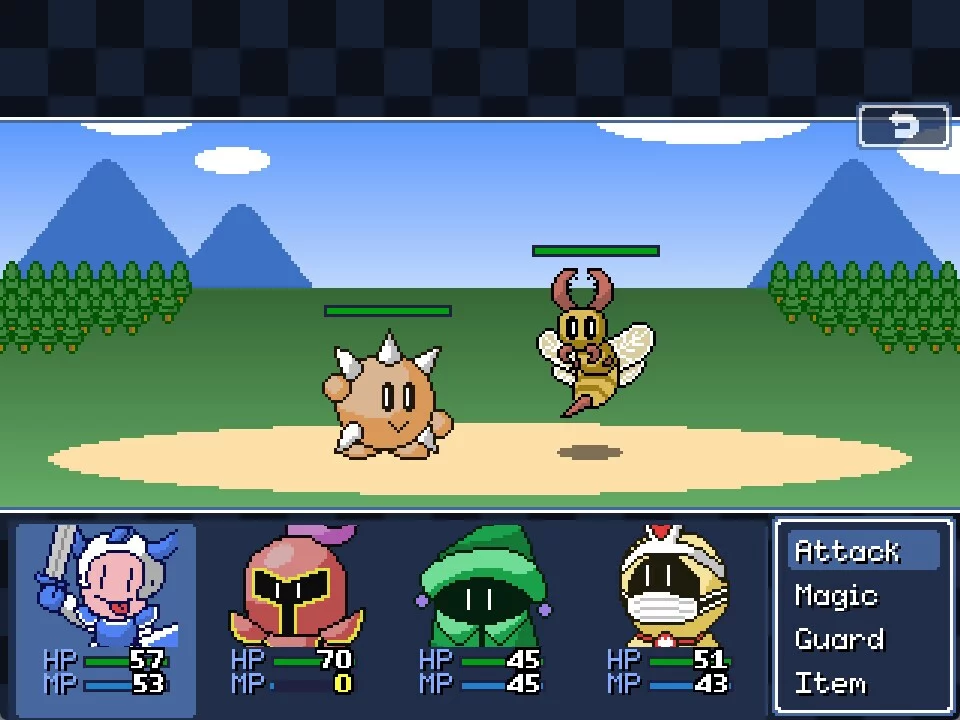 Изображение игры: The Very Brief and Meaningless Adventure of Hero Man
