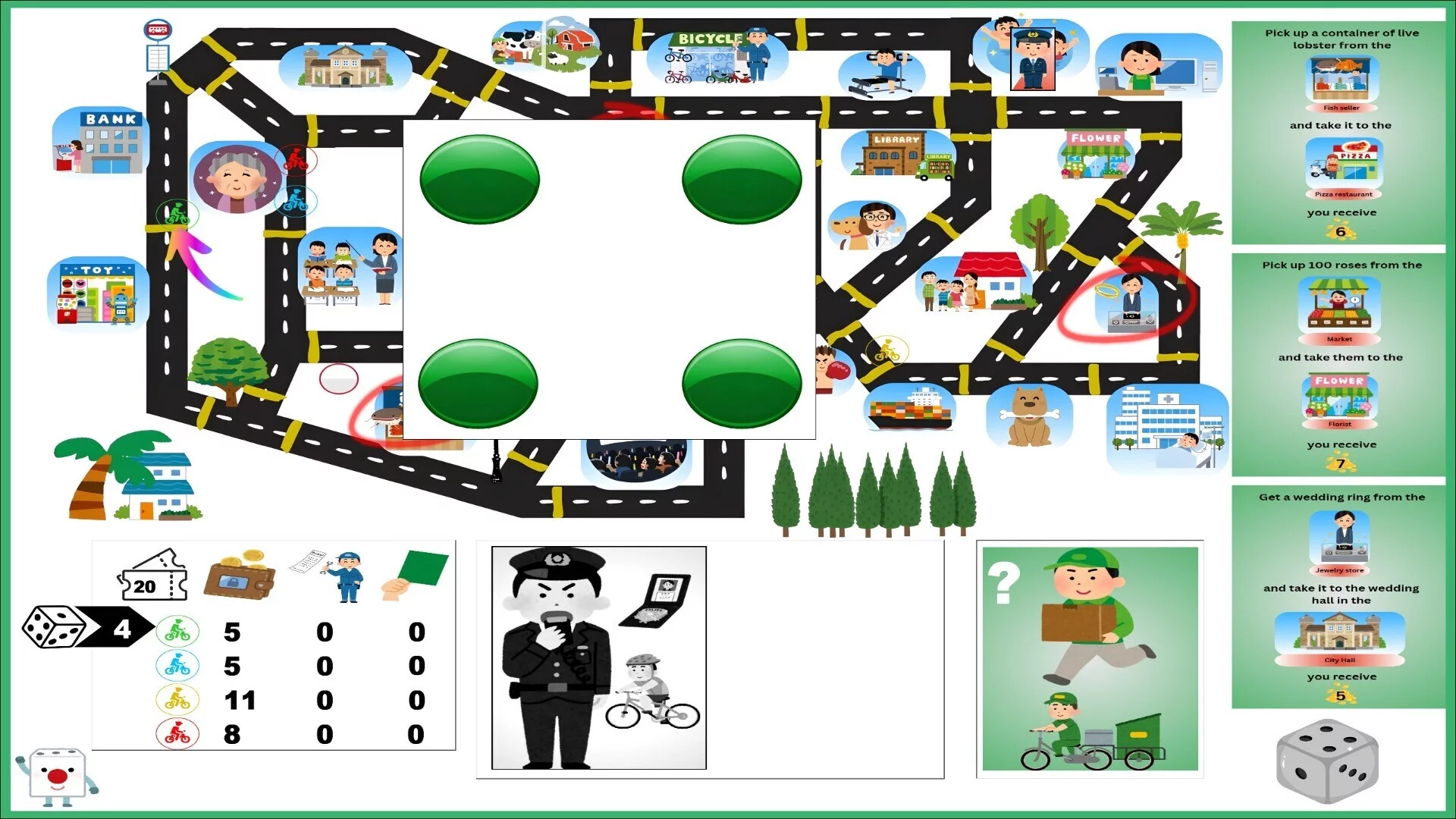 Изображение игры: The bicycle couriers