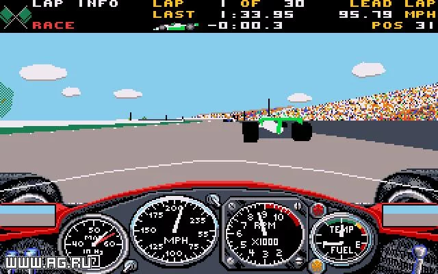 Изображение игры: Indianapolis 500: The Simulation