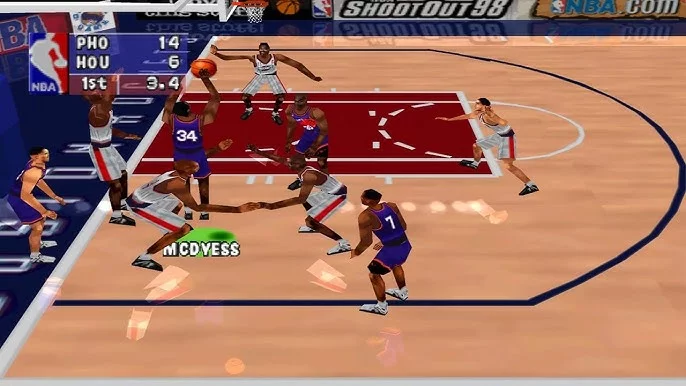 Изображение игры: NBA ShootOut 98
