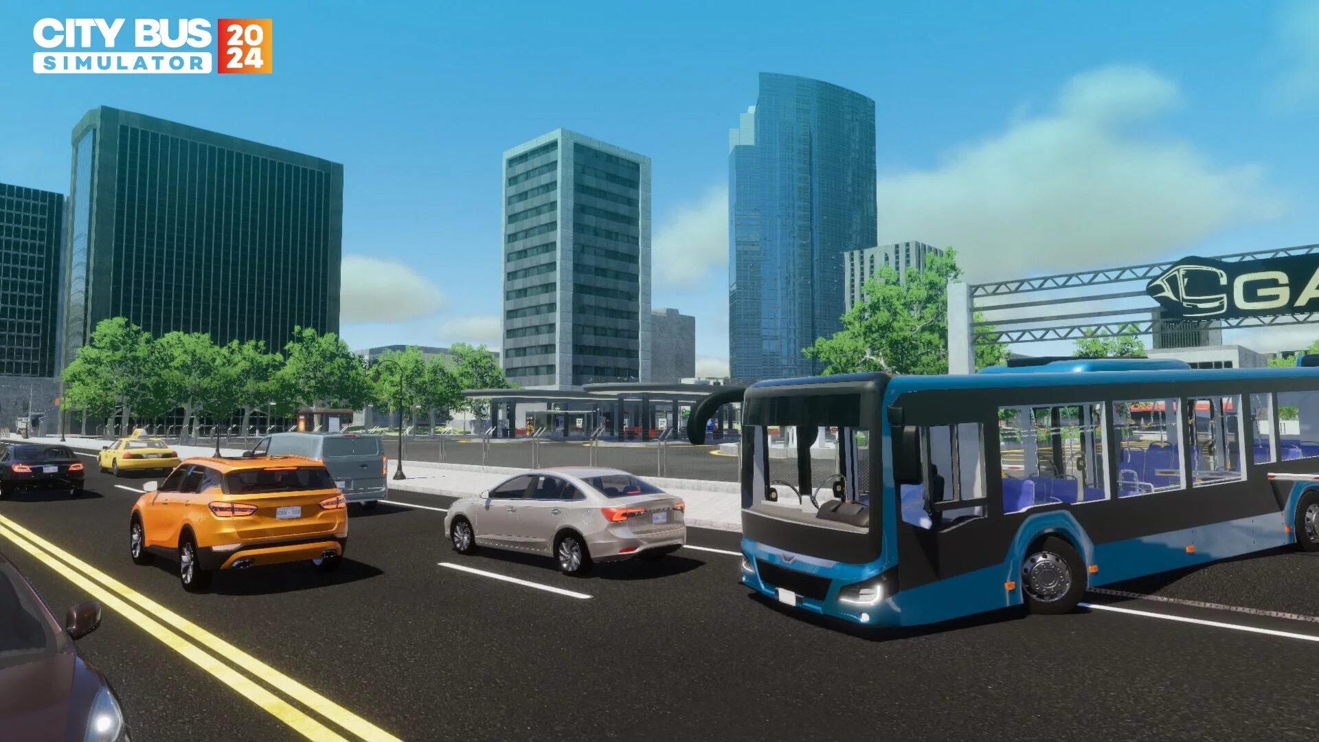 Изображение игры: City Bus Simulator 2024