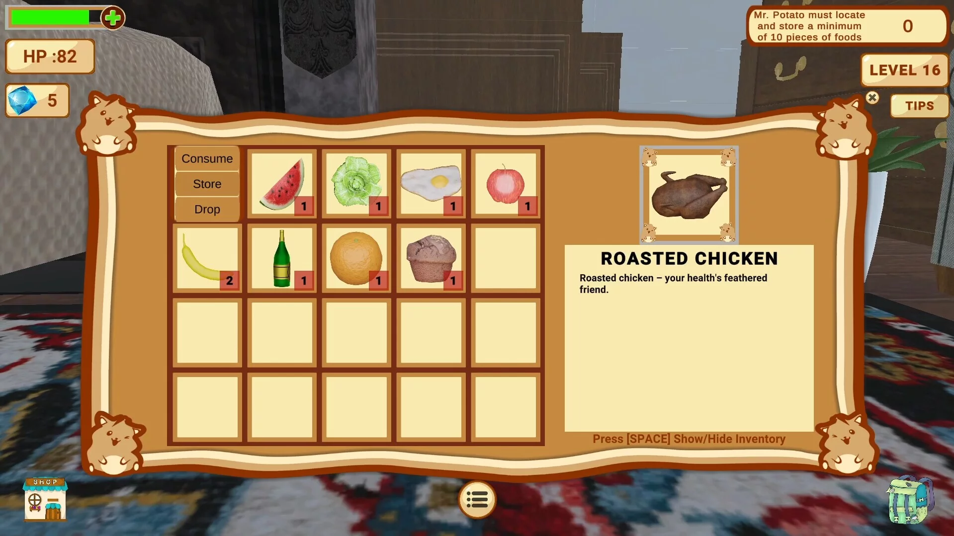 Изображение игры: Hamsterball: Potato's Great Escape