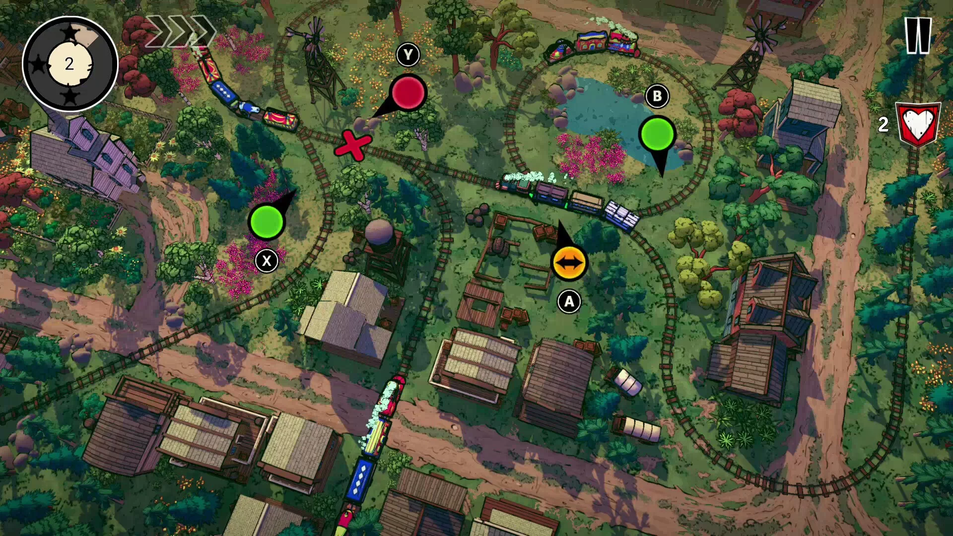 Изображение игры: Train Traffic Manager