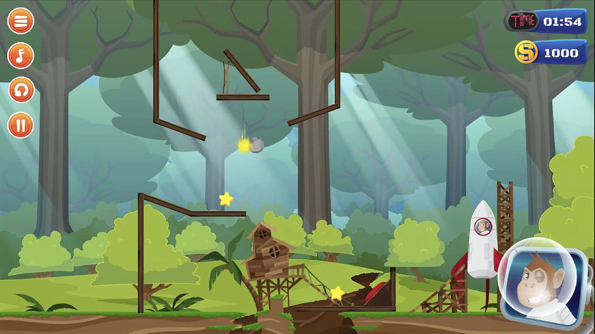 Изображение игры: Space Chimp