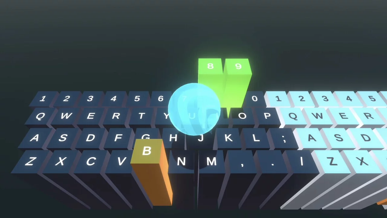 Изображение игры: On the Keyboard
