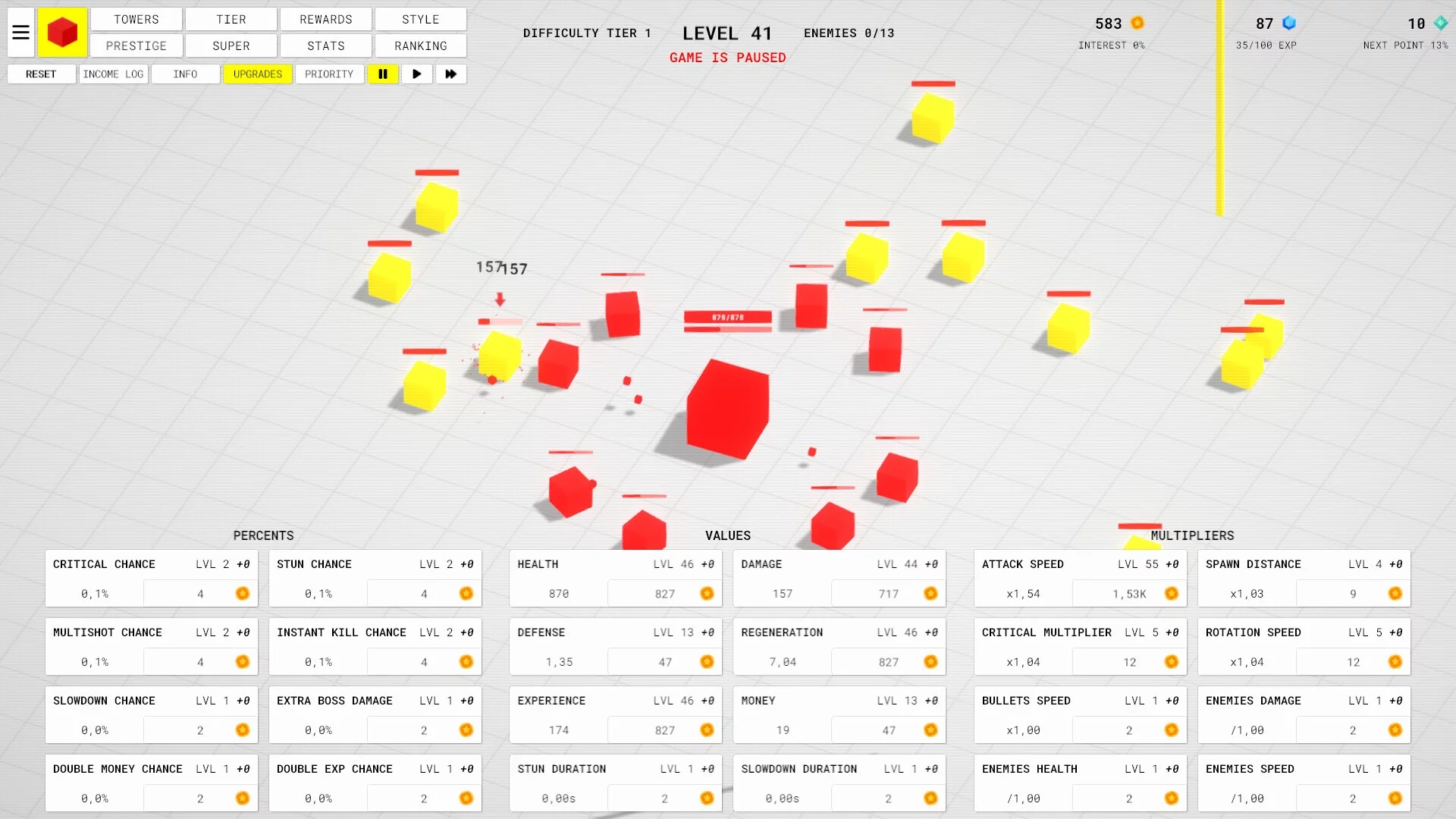 Изображение игры: Idle Towers