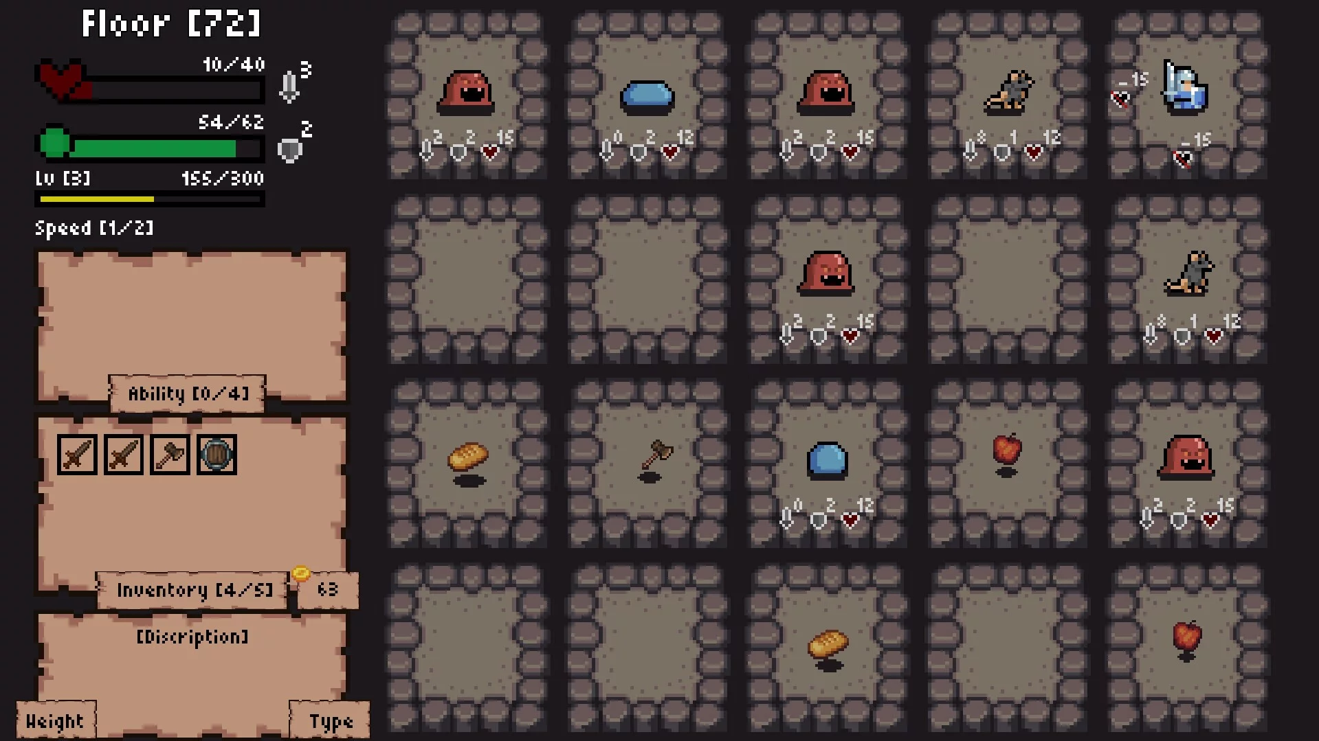 Изображение игры: Deep in the Dungeon