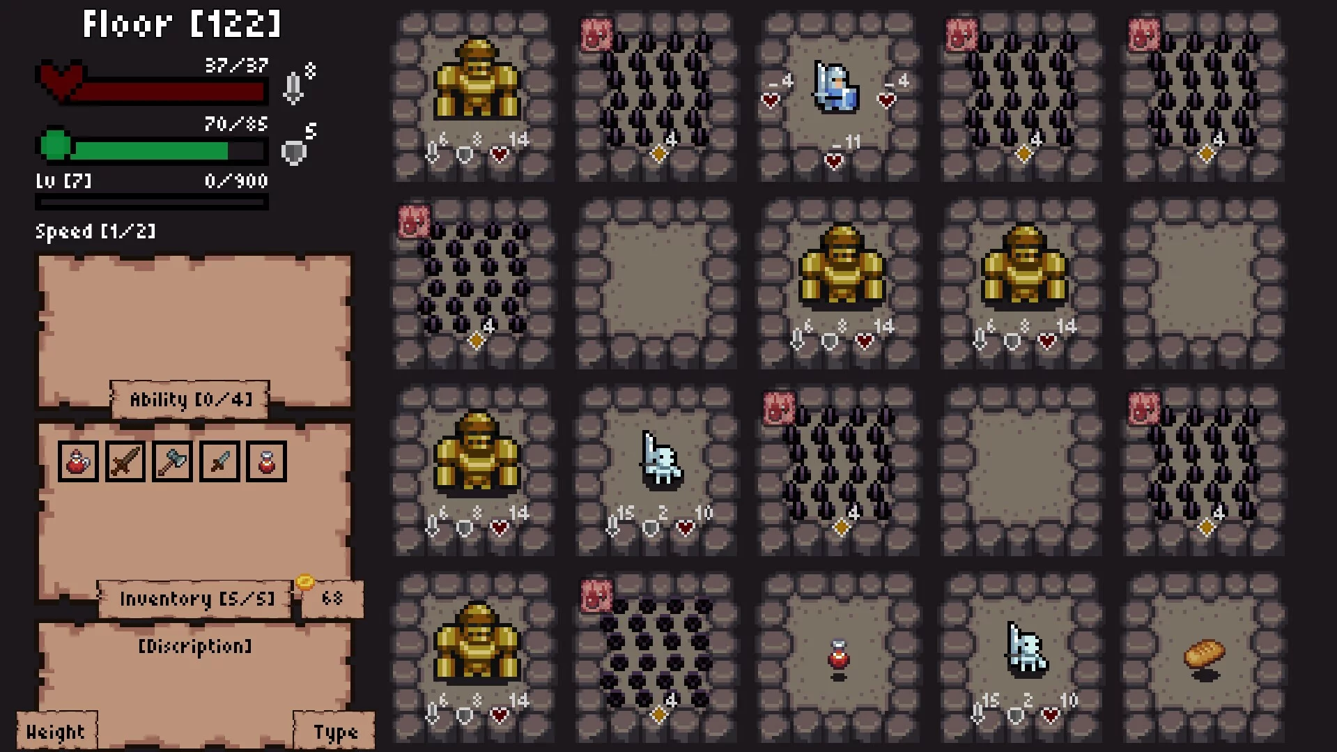 Изображение игры: Deep in the Dungeon