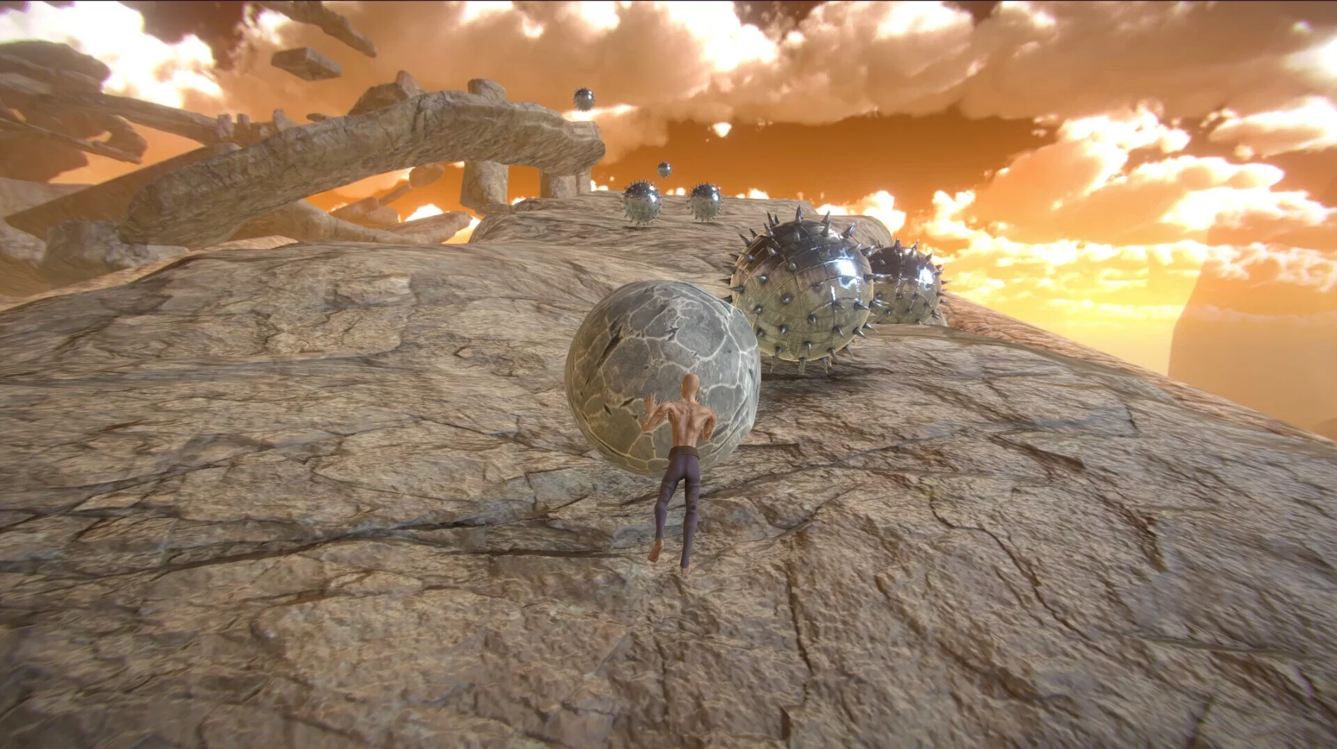 Изображение игры: Pushing It! With Sisyphus