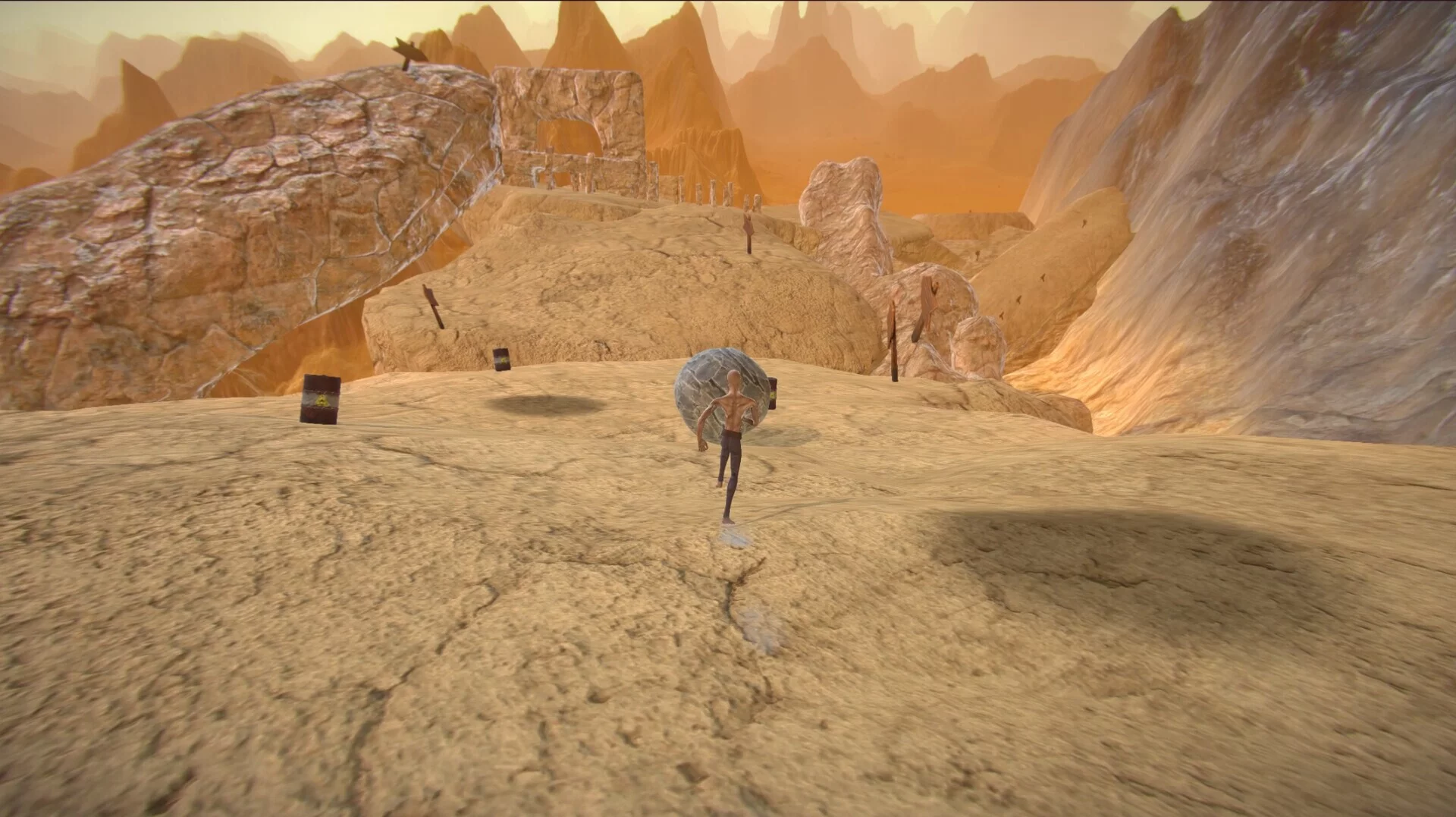 Изображение игры: Pushing It! With Sisyphus