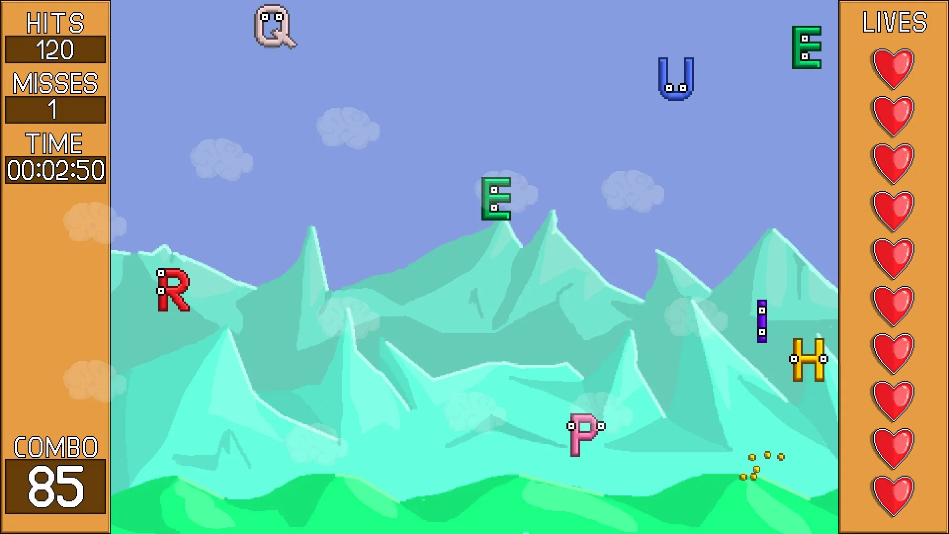 Изображение игры: Destroy All Letters