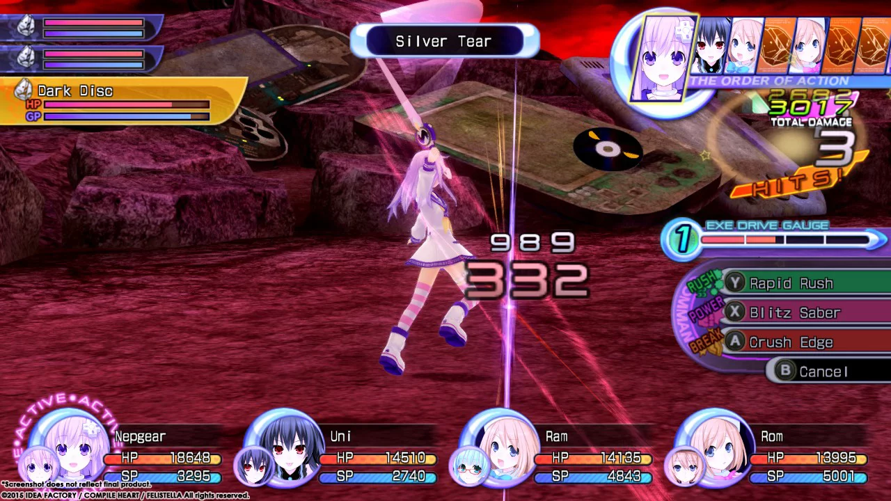 Изображение игры: Hyperdimension Neptunia Re ; Birth2 Sisters Generation