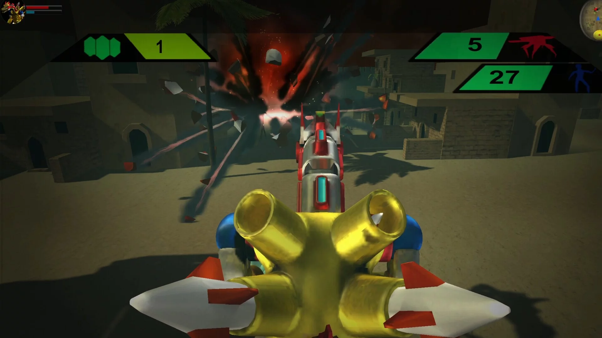 Изображение игры: Spider-Tank vs Aliens